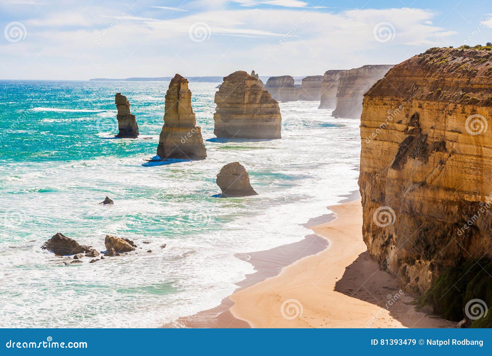 Melbourne Twelve Apostles - Sign Of Erosion Stock Image | CartoonDealer ...