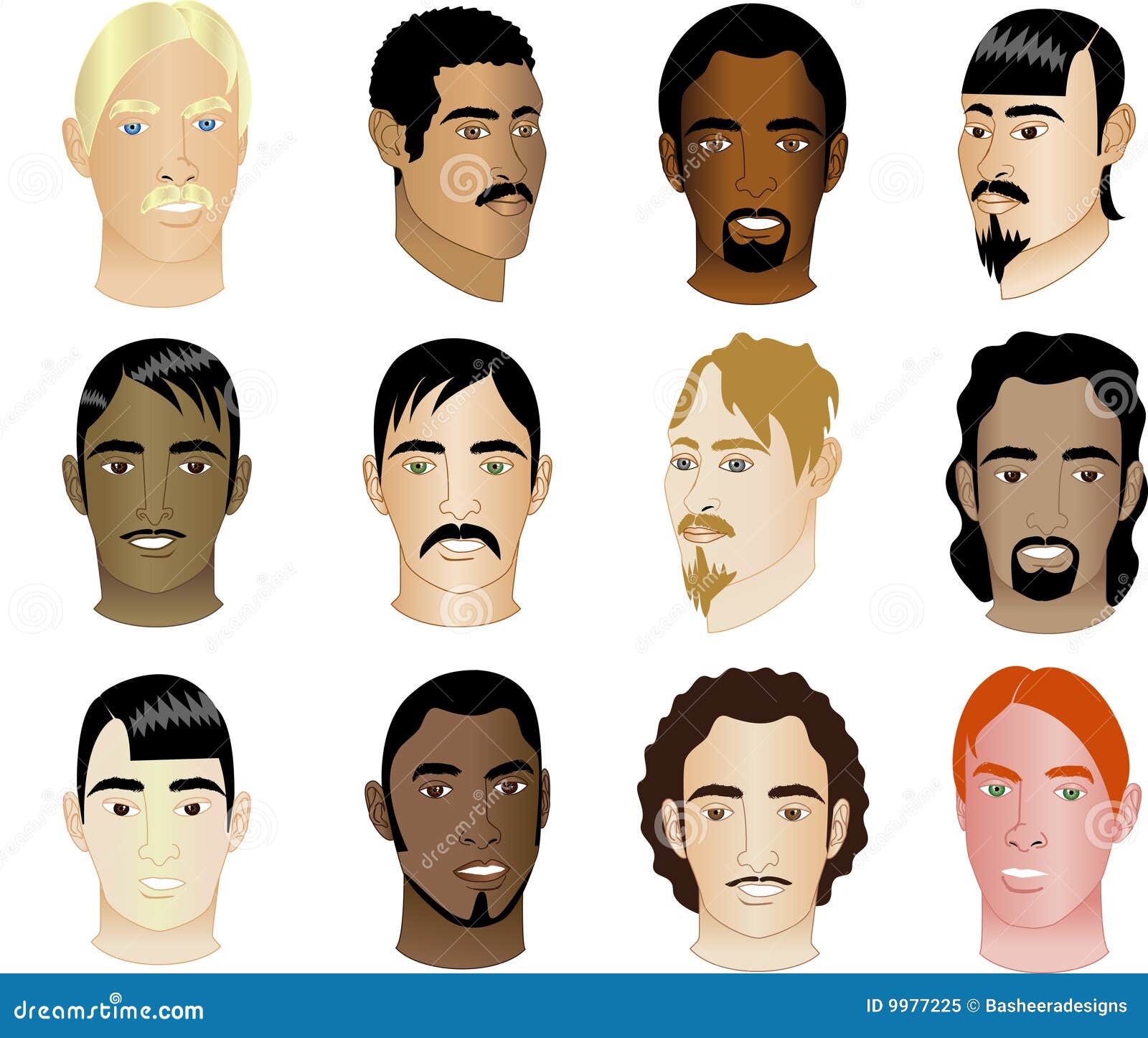 Twelve Men39;s Faces Different Races amp; Cultural Royalty Free Stock Phot Twelve Men39;s Faces Different Races amp; Cultural Royalty Free Stock Phot