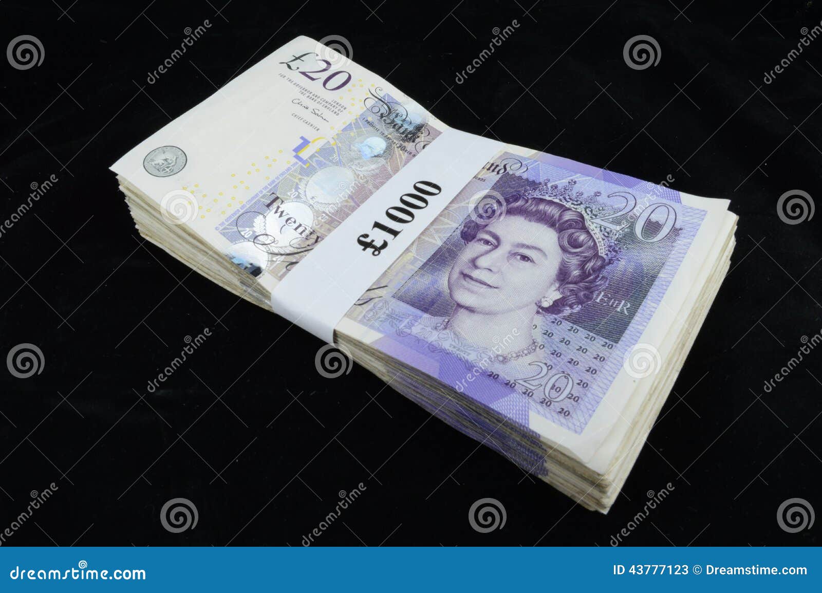 Twenty Pound Notes Editorial Stock Photo Image Of Spend 43777123