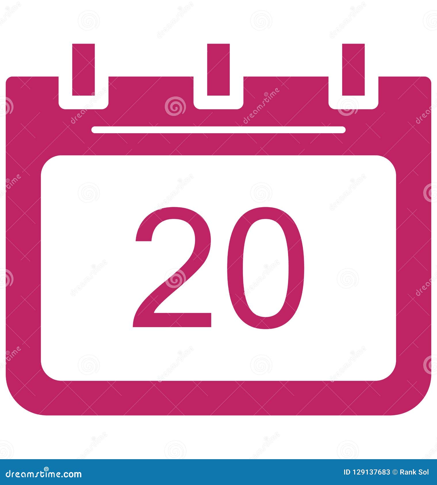 twenty, 20 special event day  icon that can be easily modified or edit.