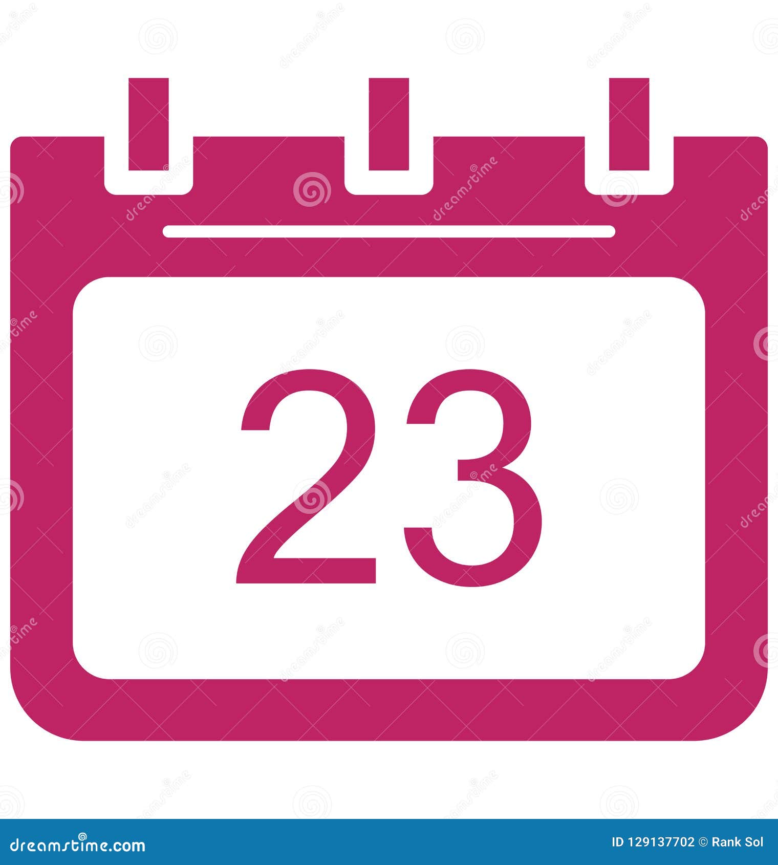 twenty three, twenty third special event day  icon that can be easily modified or edit.