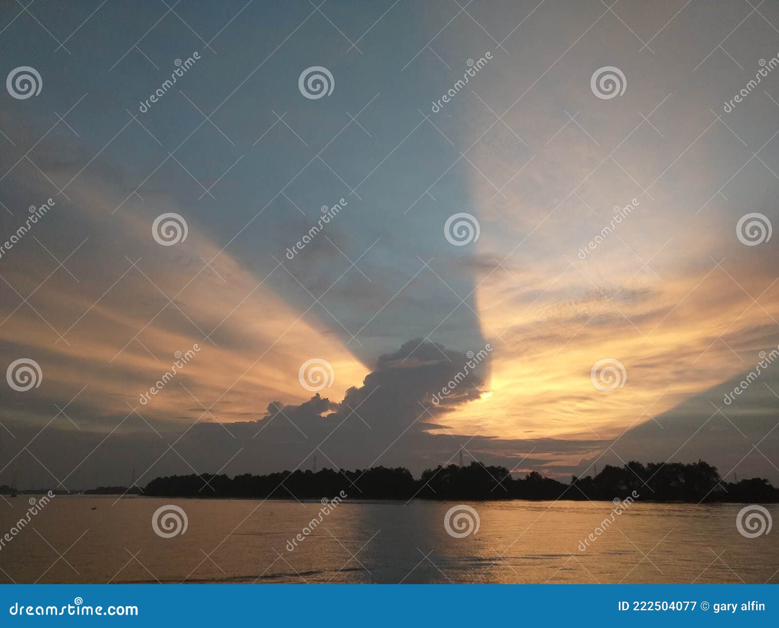 Twilight in the Equatorial Sky Stock Image - Image of twilight, equator