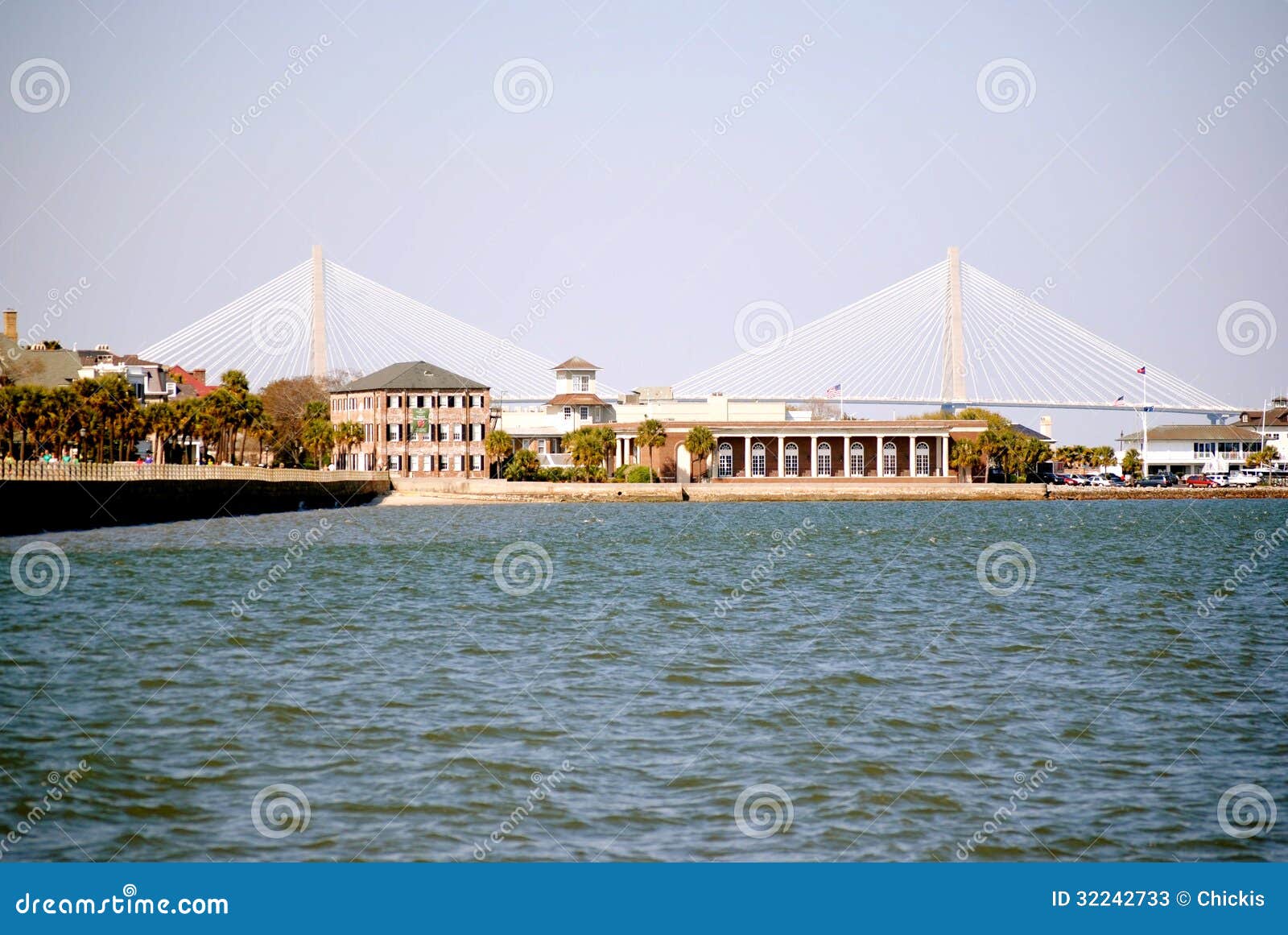 Twin Bridges, Charleston, SC Stock Image Image of charleston, water