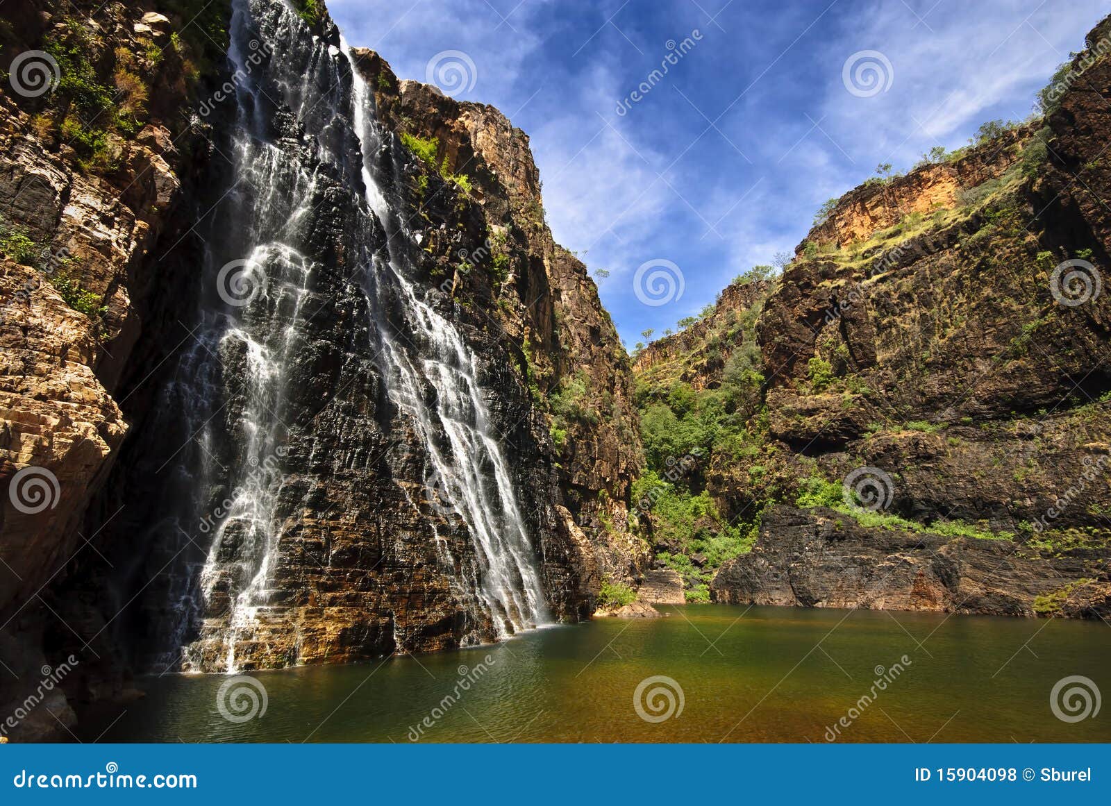Twin Falls, Kakadu National Park Stock Photo Image of water, wetland