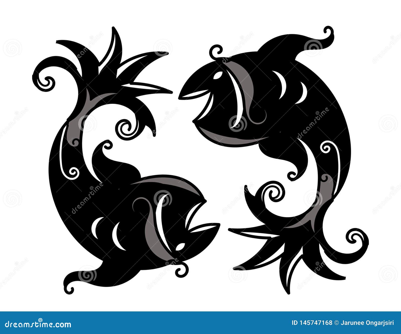 Twin Fishes Art Pisces Zodiac Sign Wallpaper Stock Illustration - Illustration of life, kids: 145747168 Twin Fishes Art Pisces Zodiac Sign Wallpaper Stock Illustration - Illustration of life, kids: 145747168
