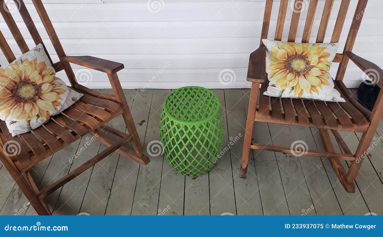 Twin Traditional Rocking Chairs Stock Image Image of lighting