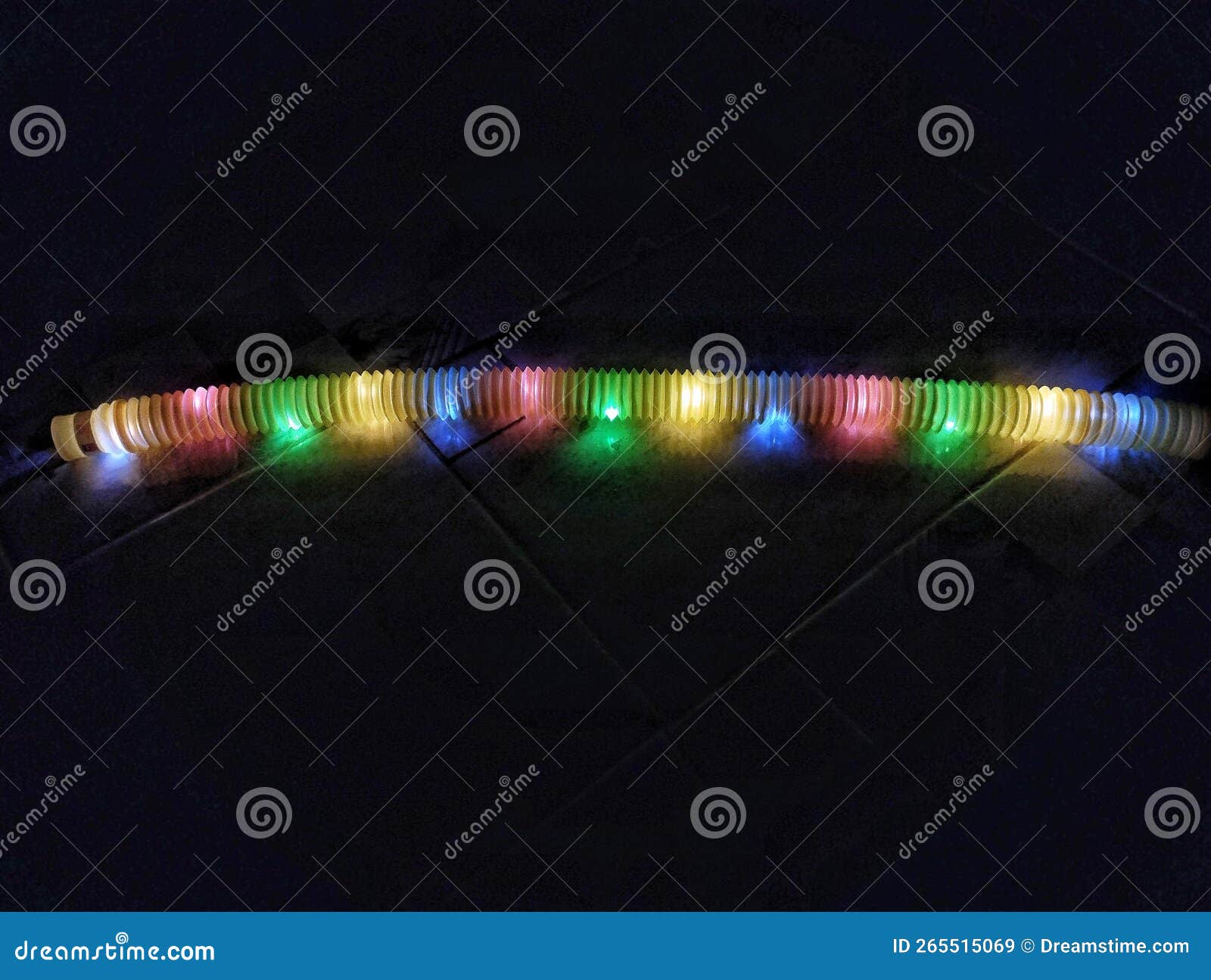 Twinkling Lights in a Dark Place Stock Image Image of blue, dark