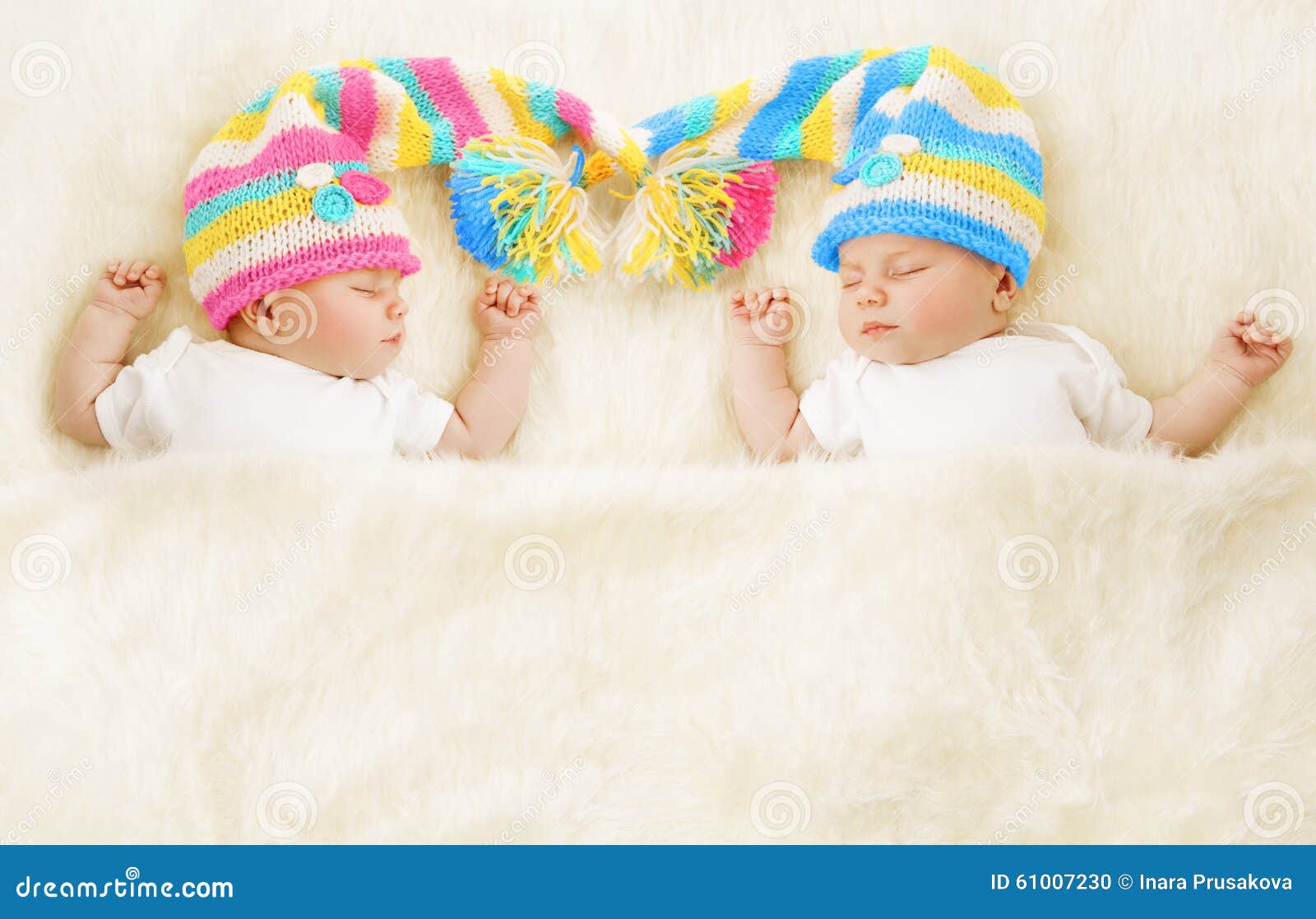 Twins Babies Sleep Hat Newborn Kids Sleeping Cute New Born Twins Babies Sleep Hat Newborn Kids Sleeping Cute New Born
