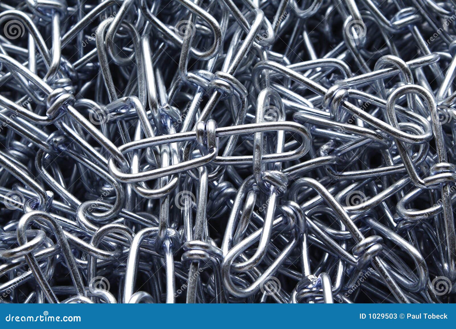 Twisted Link Chain stock image. Image of security, twist 1029503