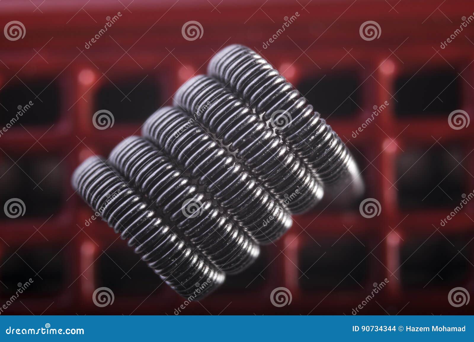 twisted multi strand vaping coils example.