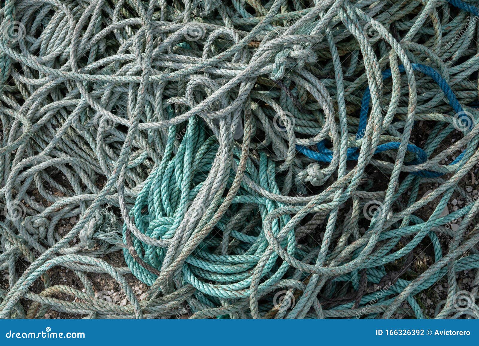 Twisted Nylon Rope Background Stock Photo - Image of marine
