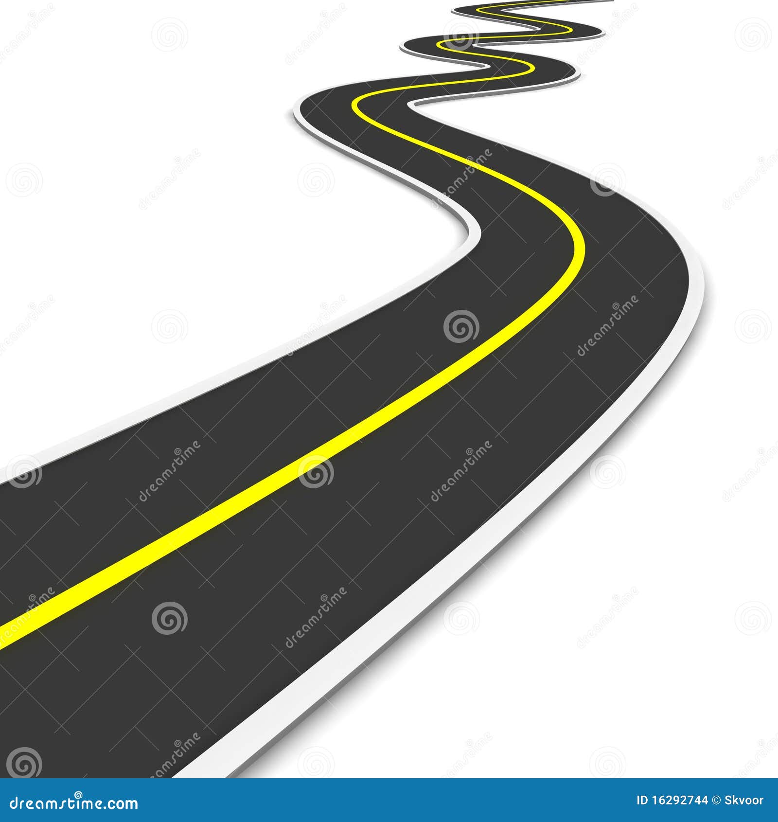 Twisty Road Stock Images - Image: 16292744