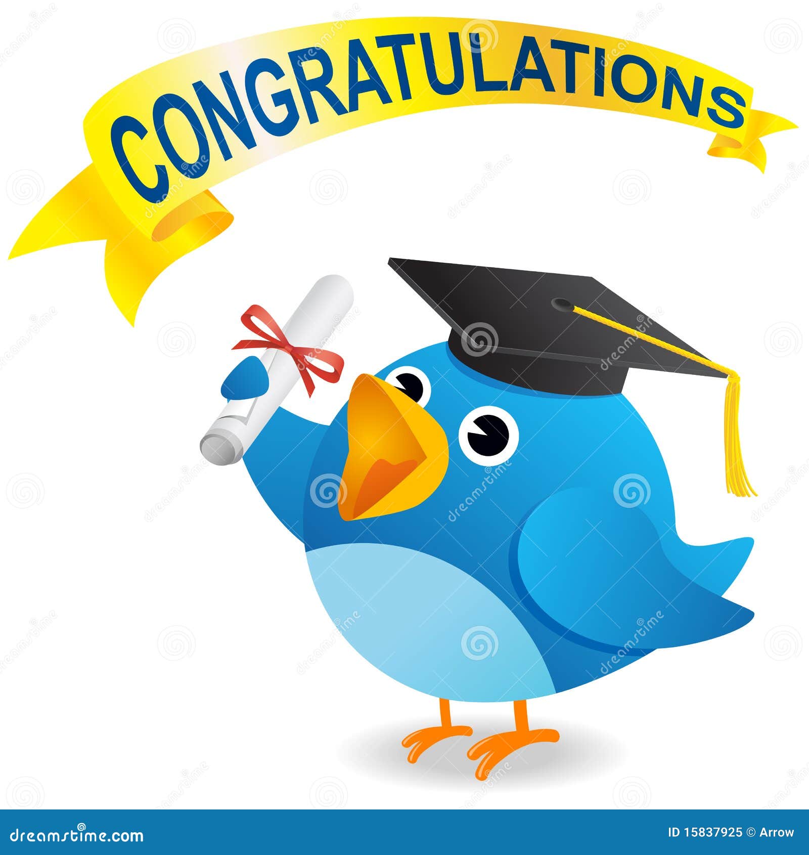 twitter bird graduate