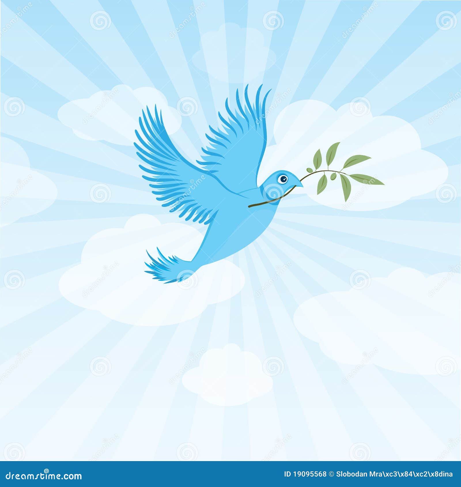 twitter bird - peace dove