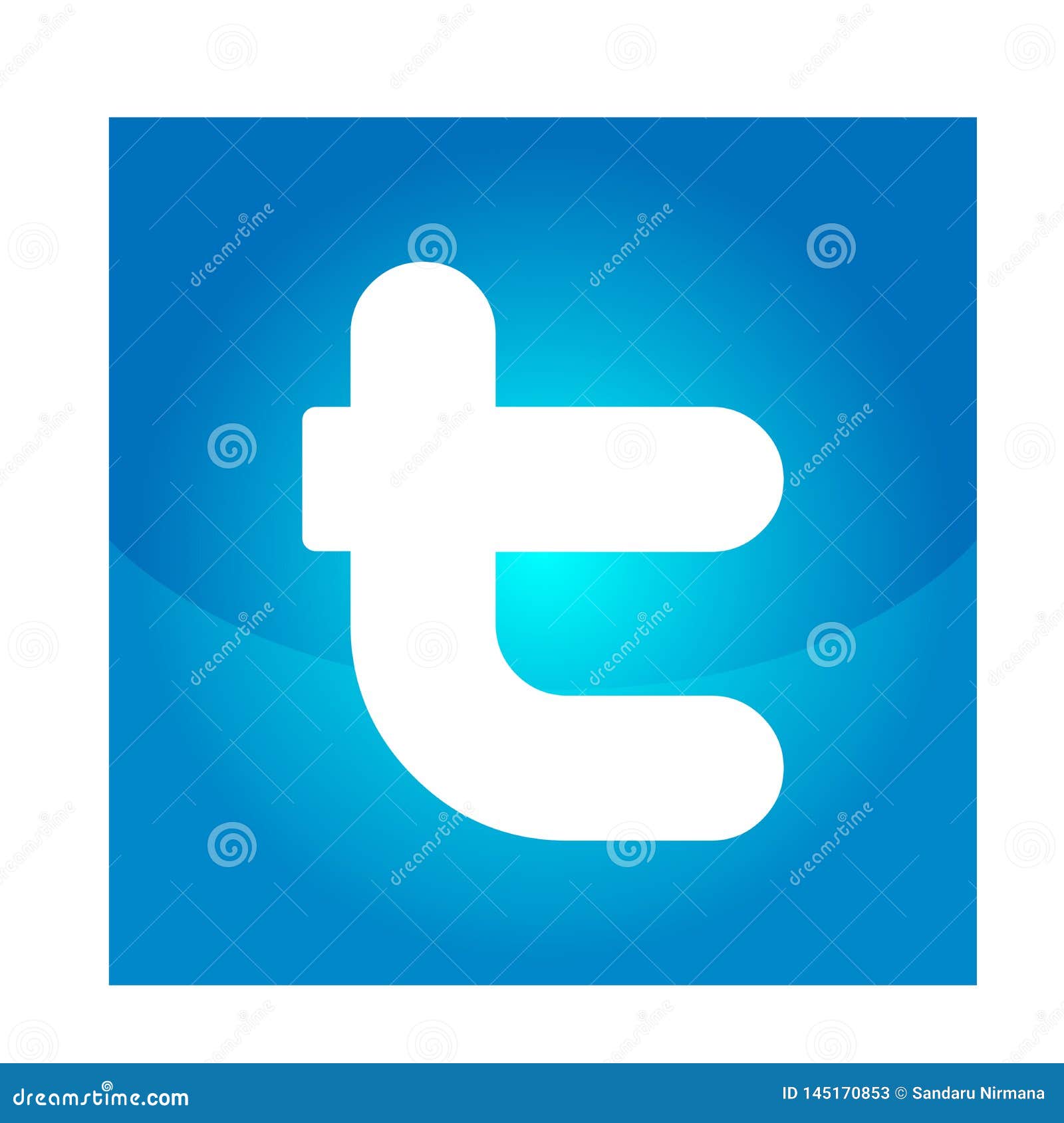 Twitter Logo Icon Vector Illustrations On White Background Editorial Stock Photo Illustration Of Send Black