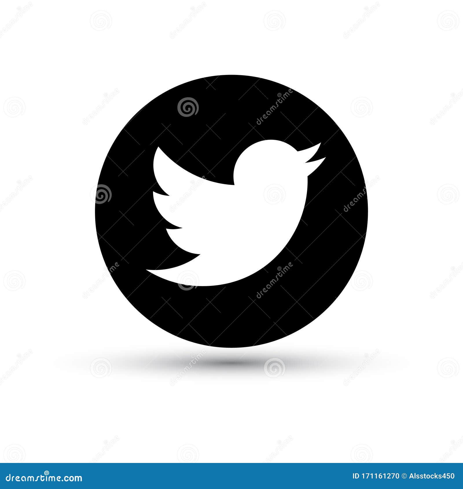 Twitter Logo Black Stock Illustrations 1 024 Twitter Logo Black Stock Illustrations Vectors Clipart Dreamstime