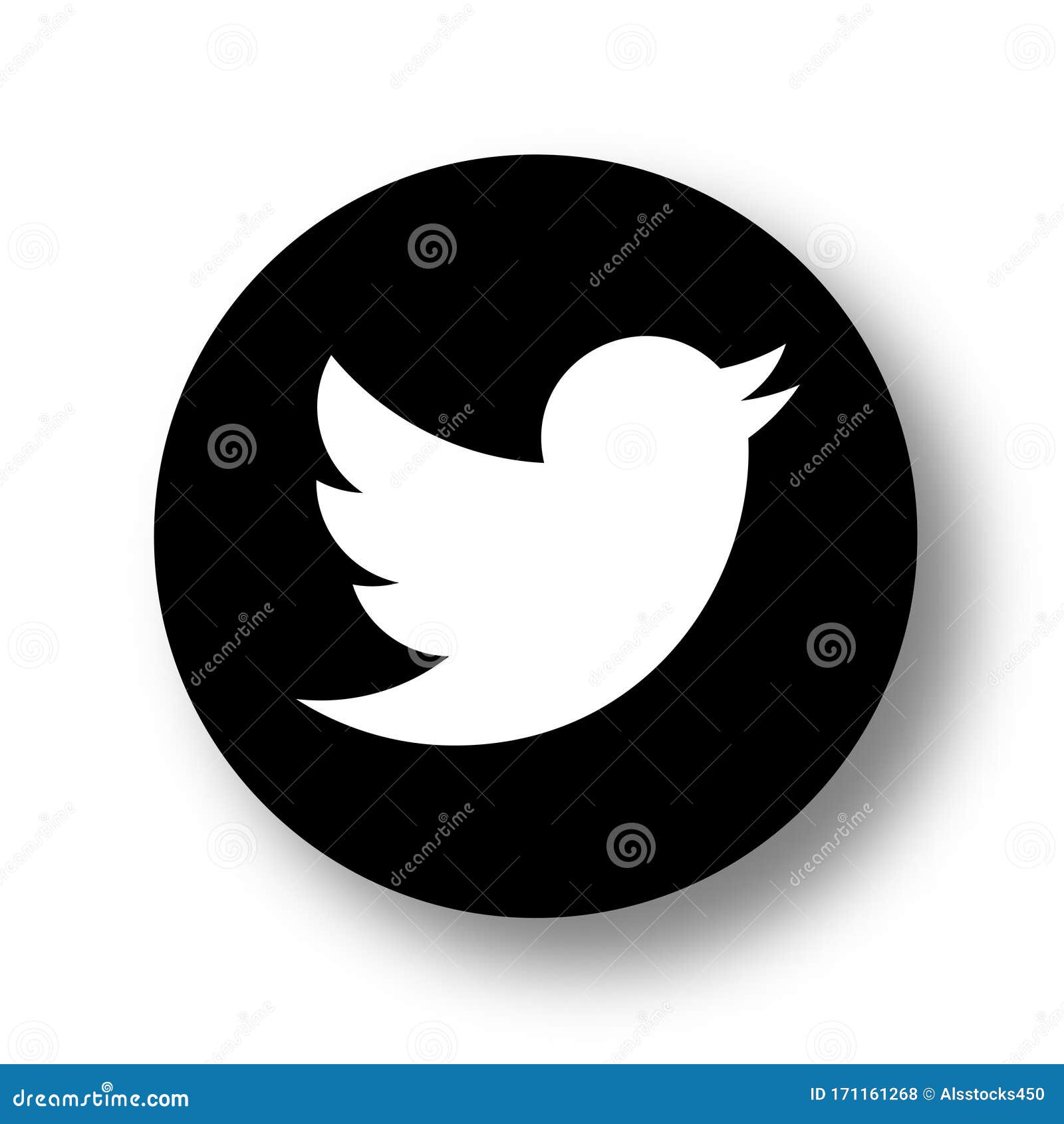 Twitter Logo Black Stock Illustrations 1 024 Twitter Logo Black Stock Illustrations Vectors Clipart Dreamstime