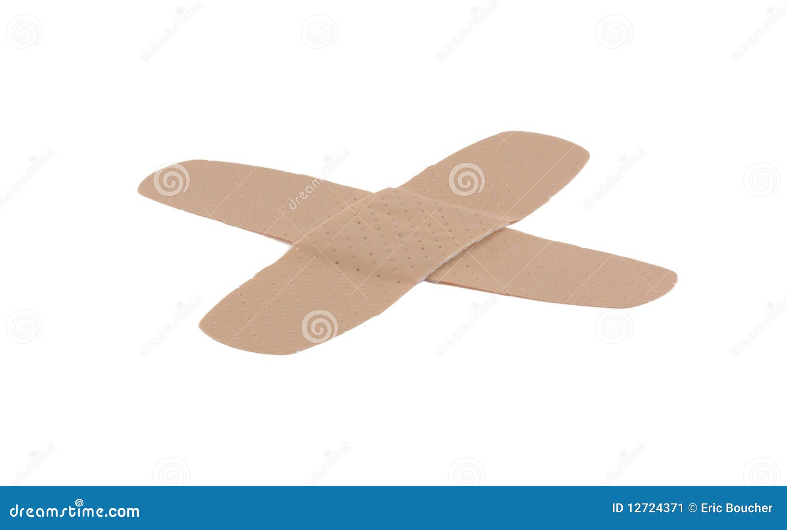 Two Adhesive Bandages in a Cross Stock Image Image of emergency