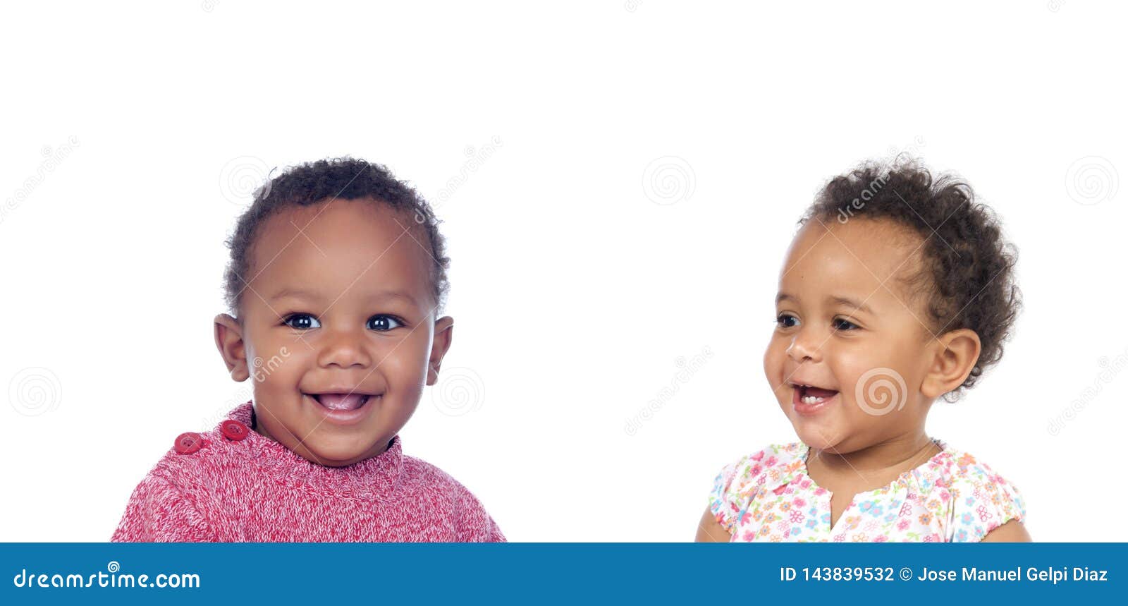 Two Afro American Babies Stock Photo Image Of Lifestyle 143839532