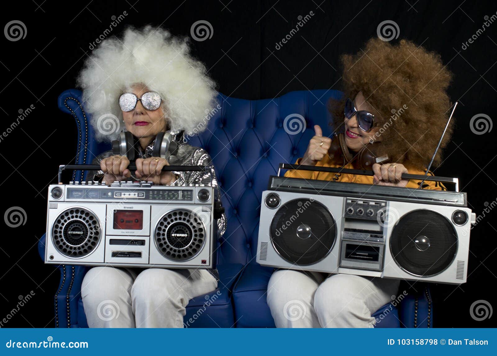 Two Grandmas Retro Stock Photos - Free & Royalty-Free Stock