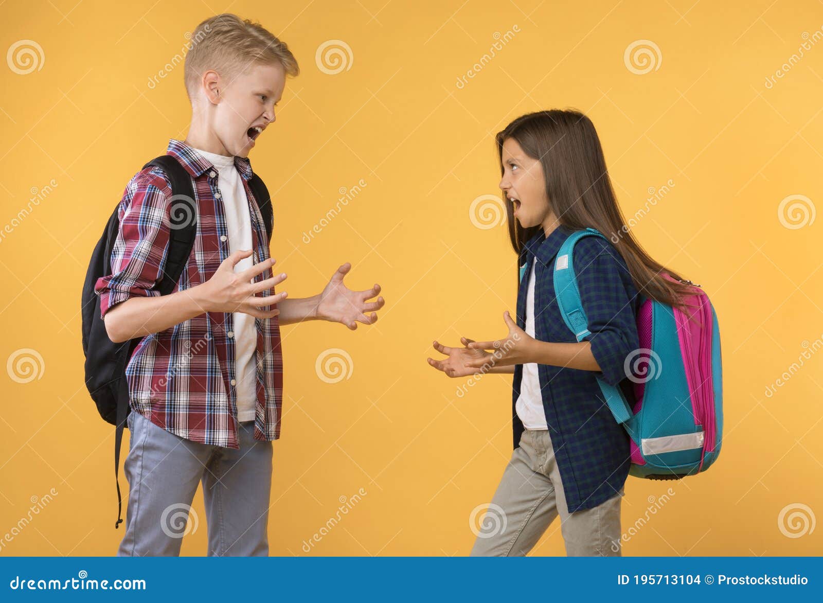 kids arguing at school