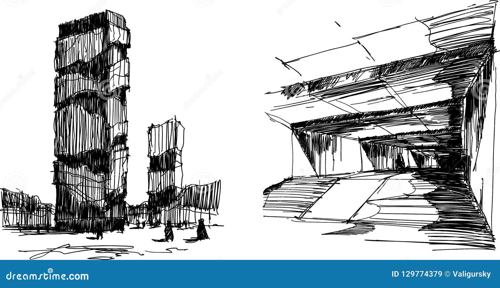 Architectural abstract drawing hi-res stock photography and images - Alamy