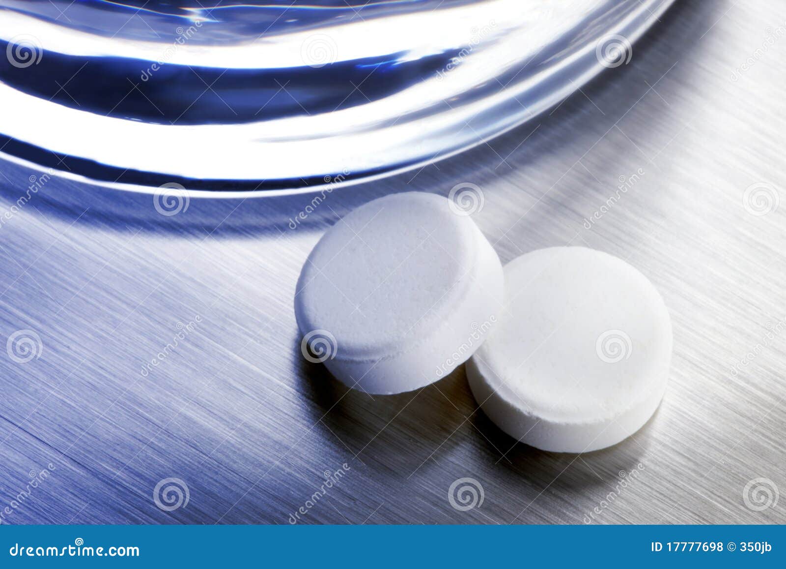 Two aspirin tablets stock photo. Image of close, care 17777698