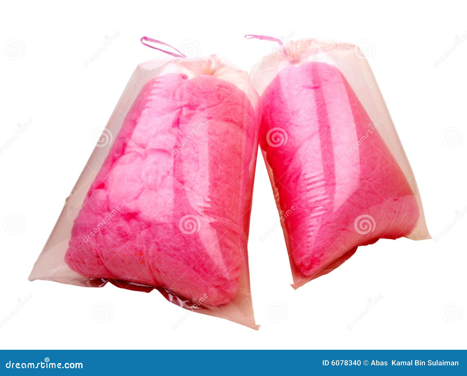Two Bags Candy Floss stock photo. Image of bloated, watering 6078340