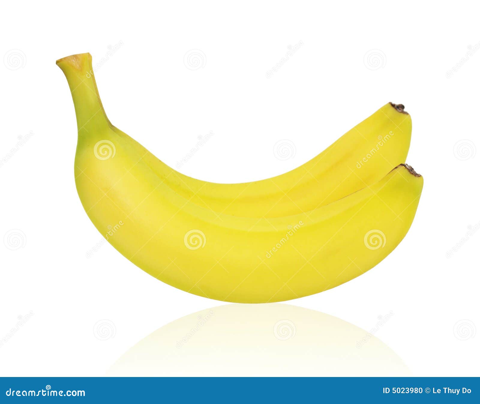 Two Bananas Stock Photo - Image: 5023980