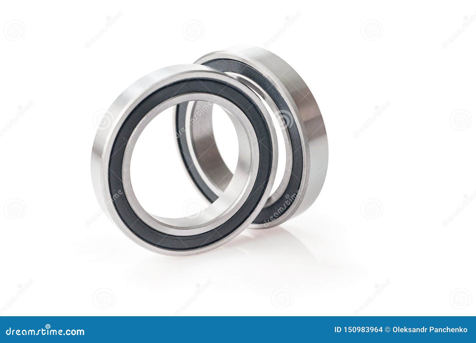Two Bearings Isolated on White Stock Photo Image of isolated, object
