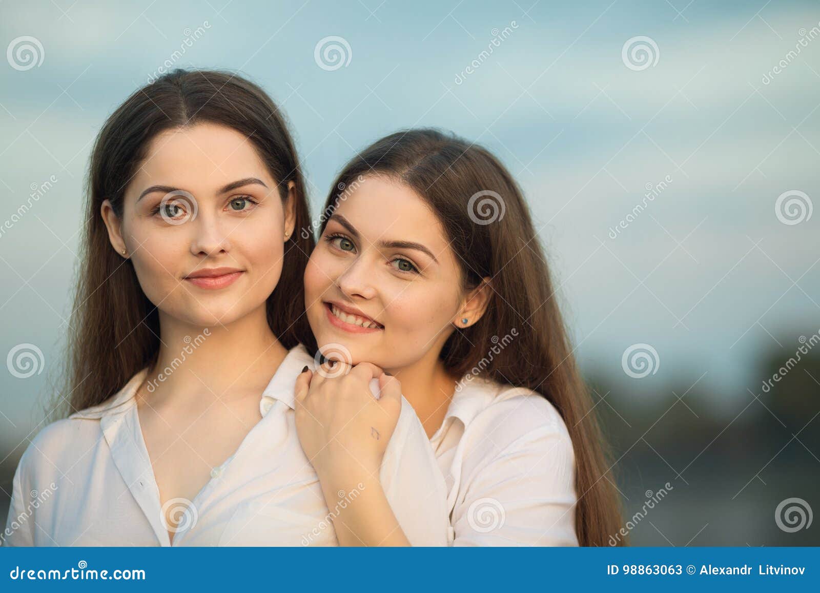 Young Teen Twin Sisters