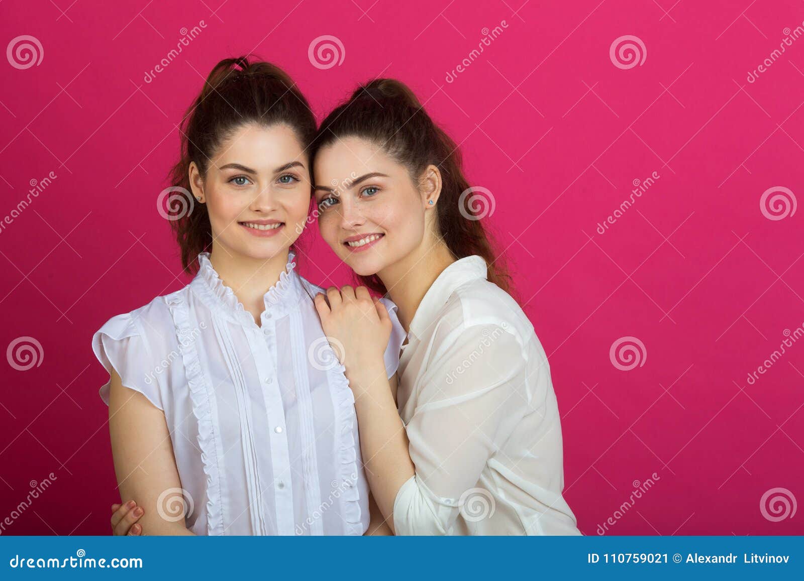 Young Teen Twin Sisters