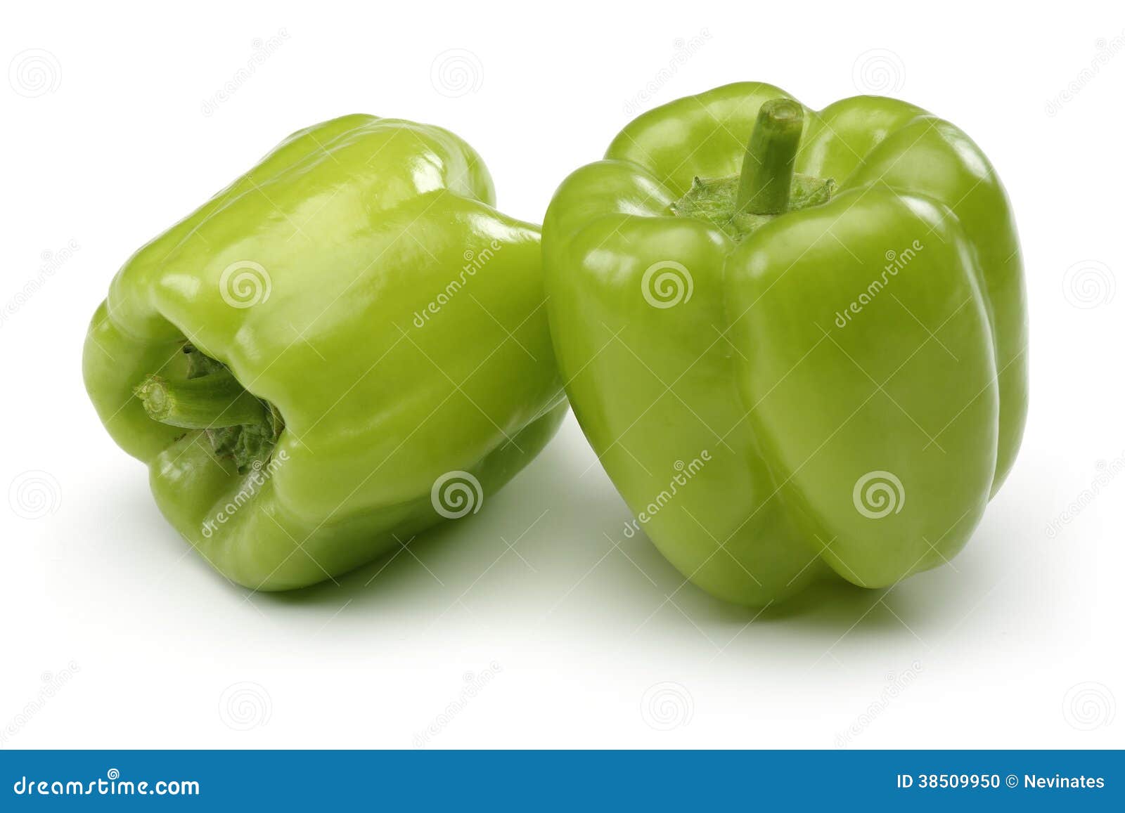 two bell peppers