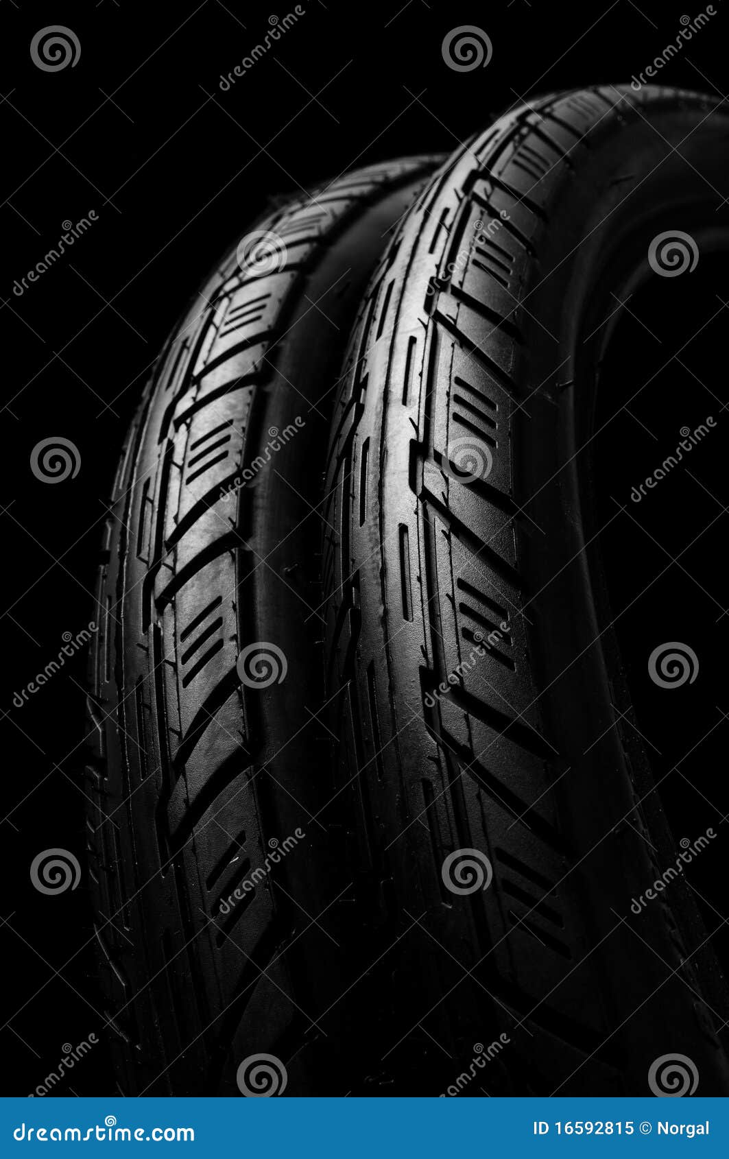 Two bicycle tires stock image. Image of traction, street 16592815