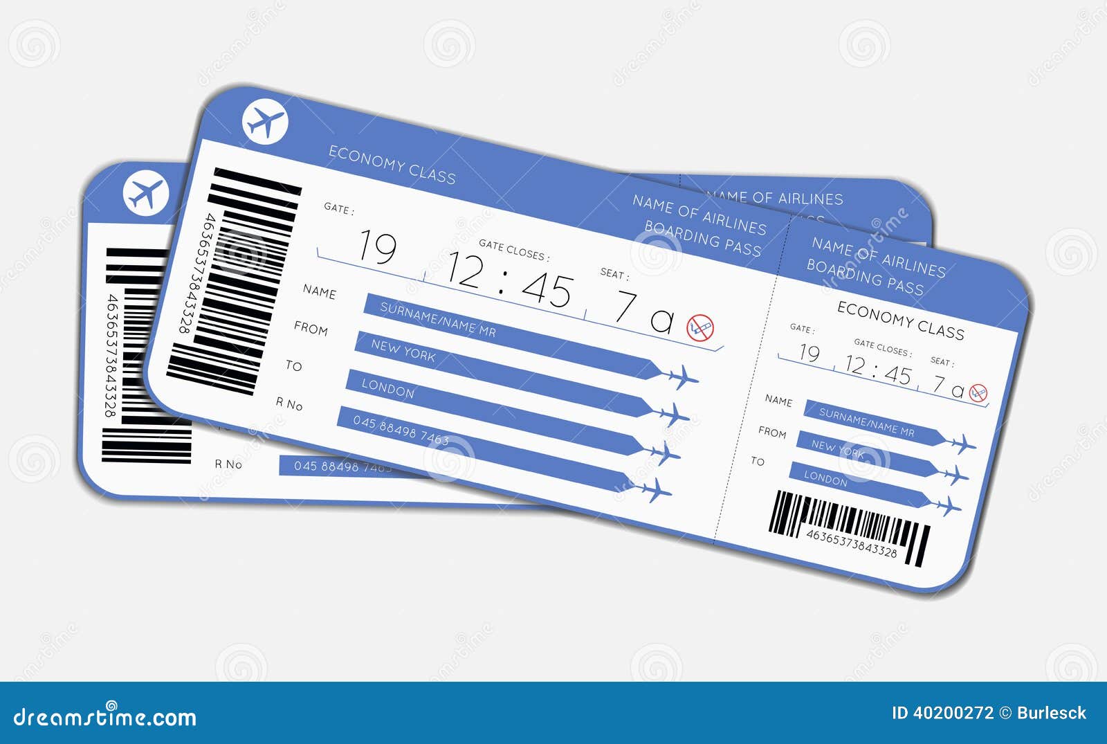 clipart airplane ticket - photo #23