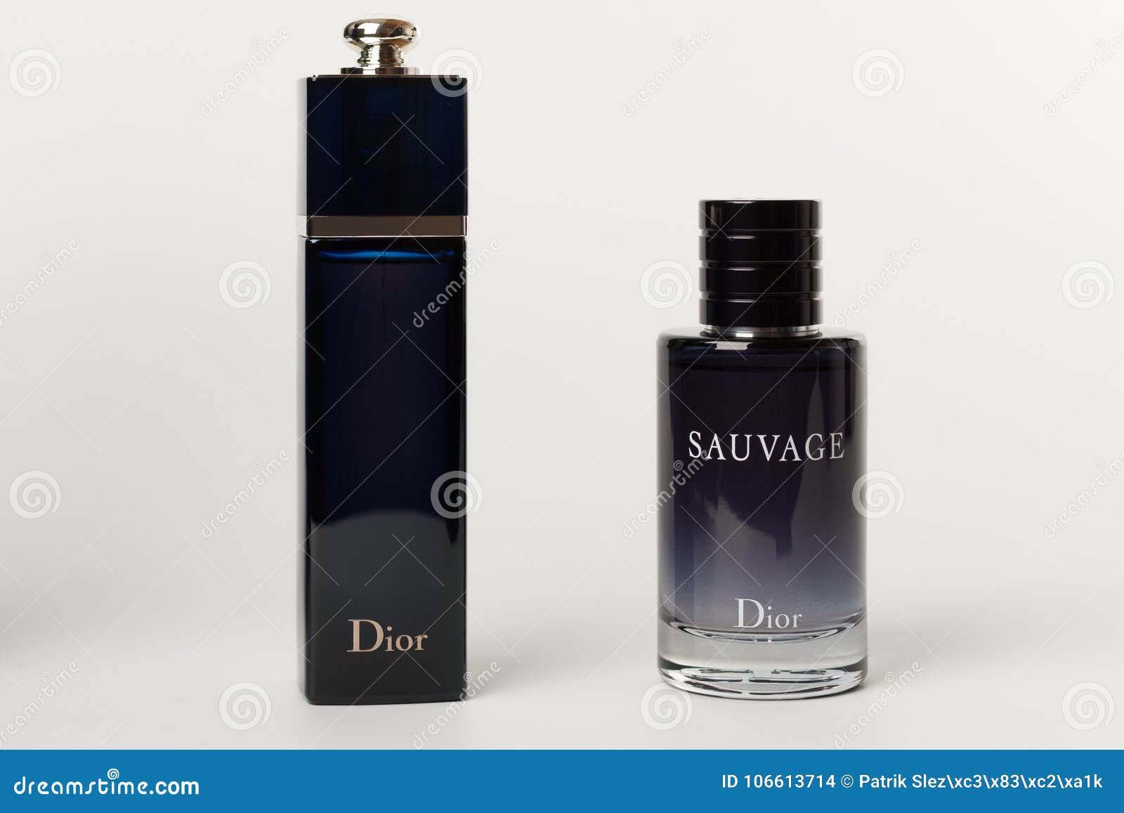 Two Bottles of the Fragrance Dior Editorial Stock Image - Image of ...