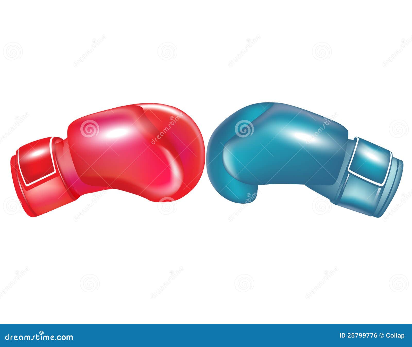 Download Two Boxing Gloves Facing Royalty Free Stock Image - Image ...