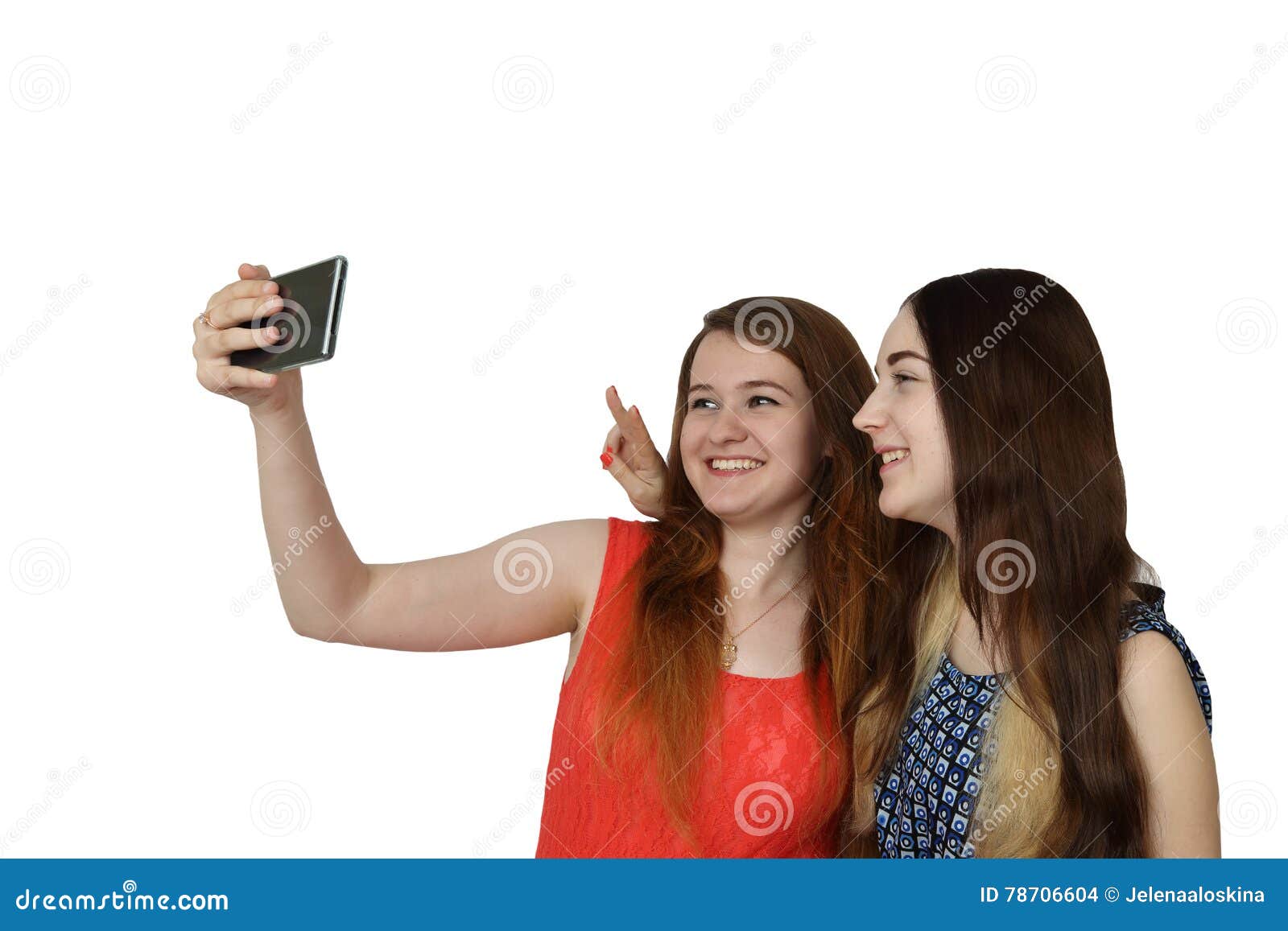 Self Shot Brunette Teen Selfie