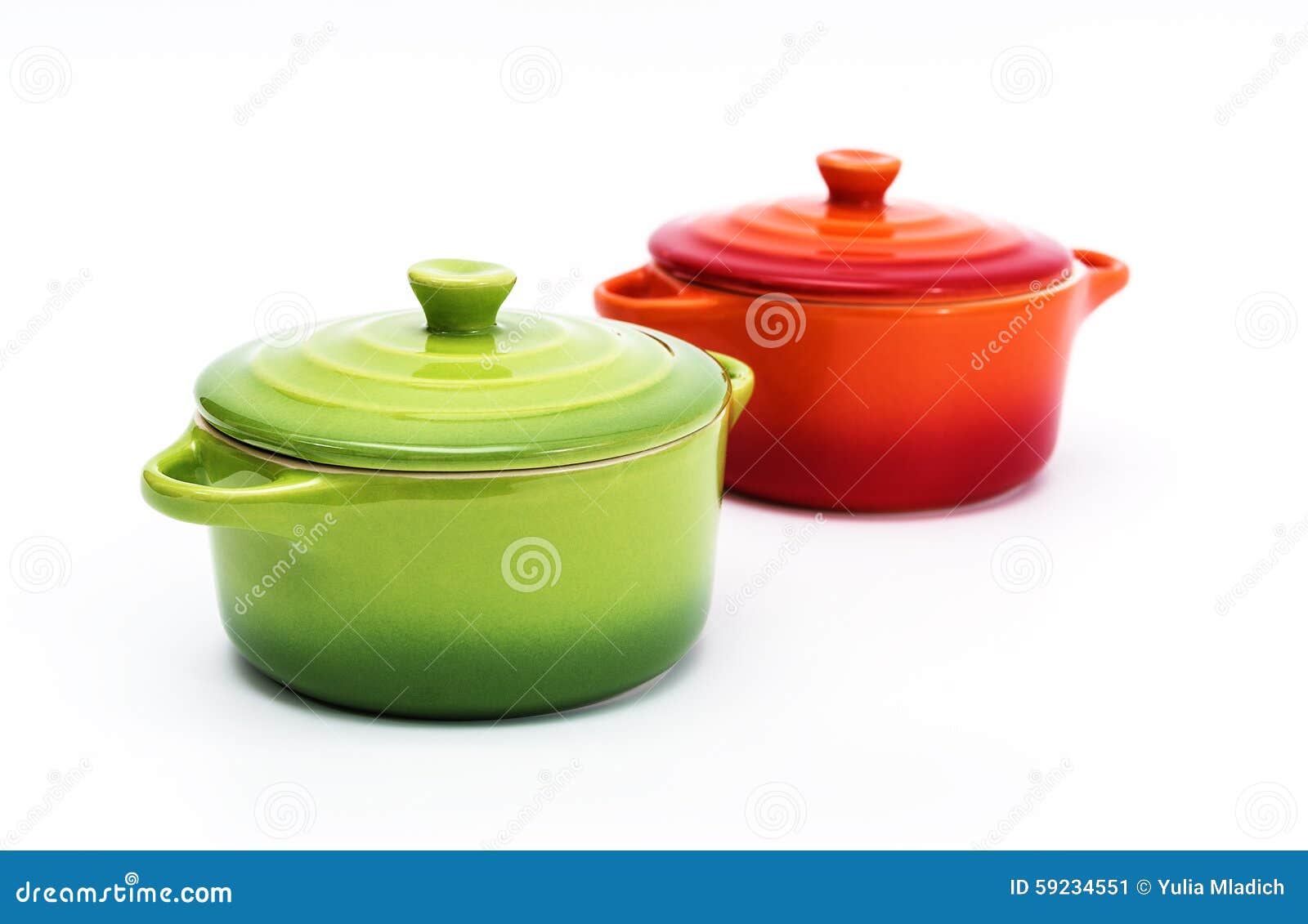 Two ceramic pots stock image. Image of meal, bowl, background 59234551