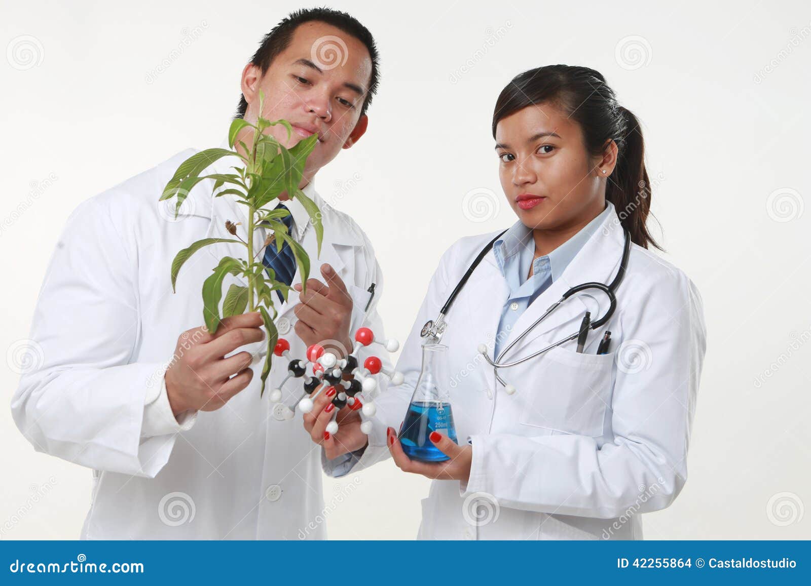 The Two Chemist stock photo. Image of laboratory, chemist 42255864