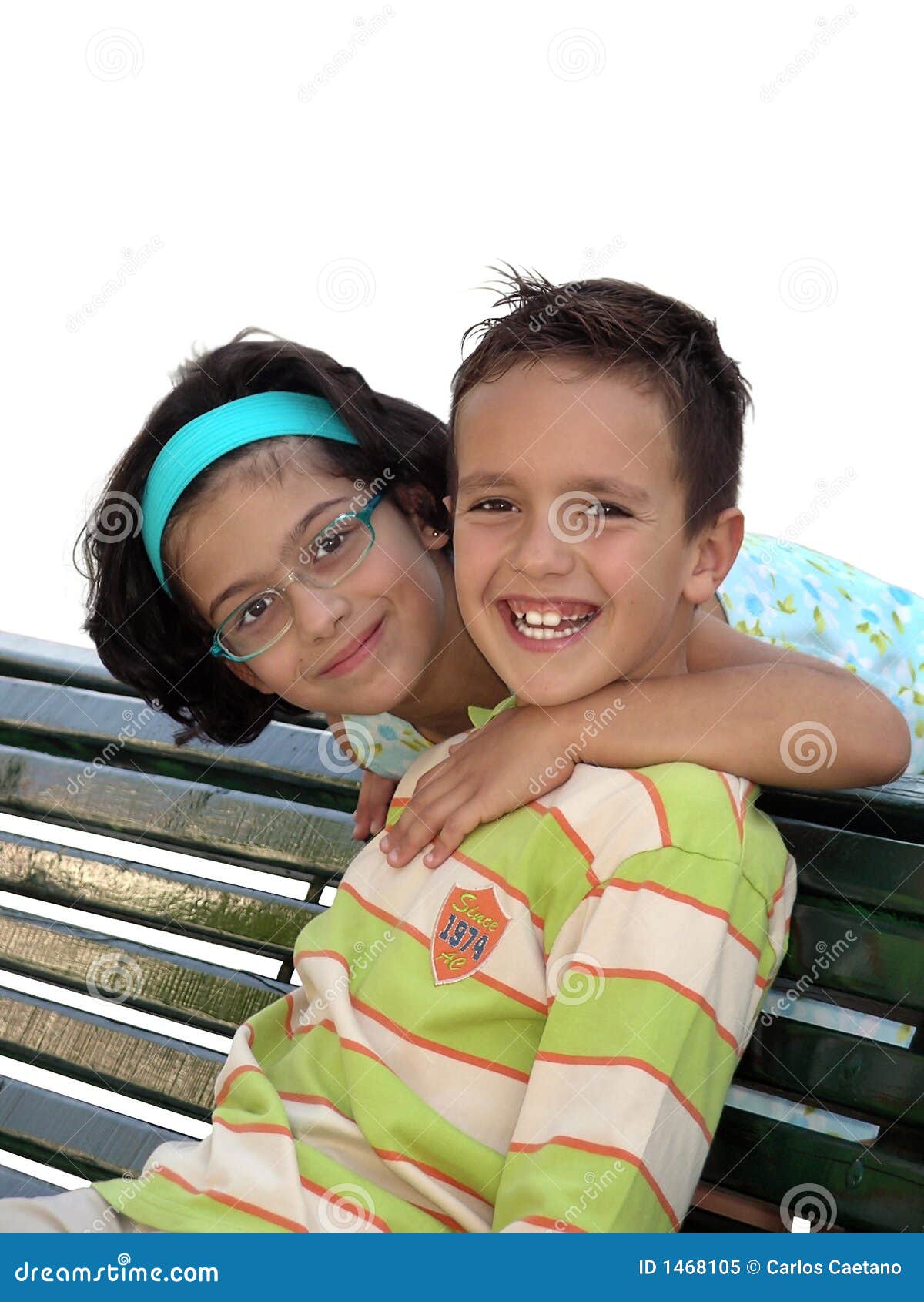 two children