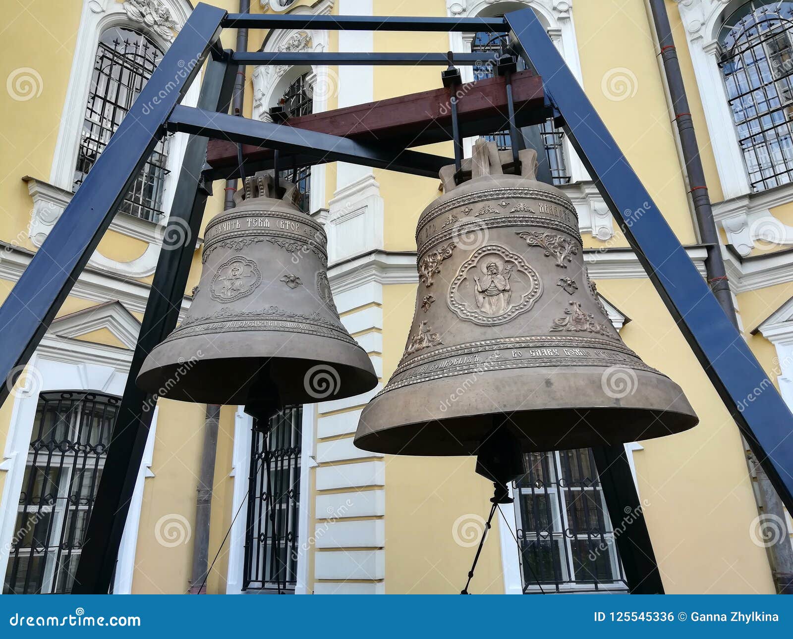 Two Bells of Different Sizes Stock Photo Image of europe, religion