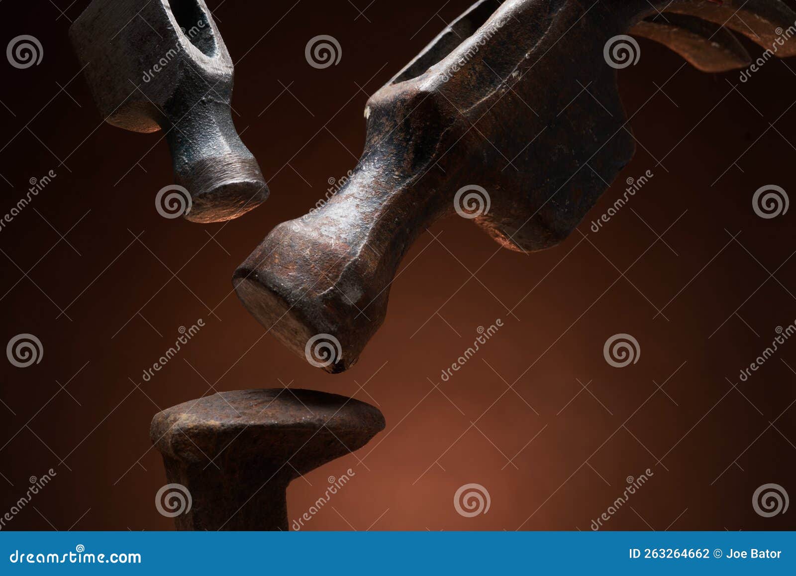 Two Claw Hammers without Handles Stock Photo Image of bang, claw