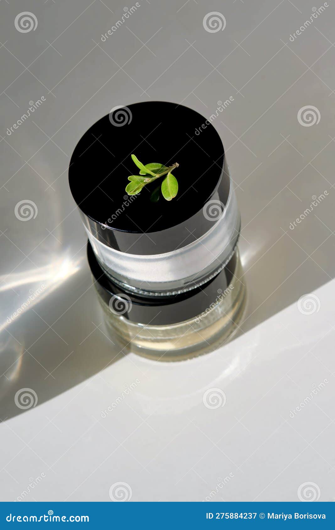 Two Closed Jars of Enzime Face Scrub. Stock Image Image of enzymes