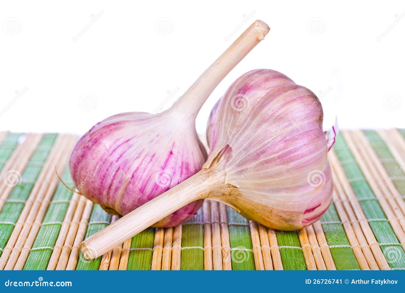 Two cloves of garlic stock image. Image of group, bulb 26726741