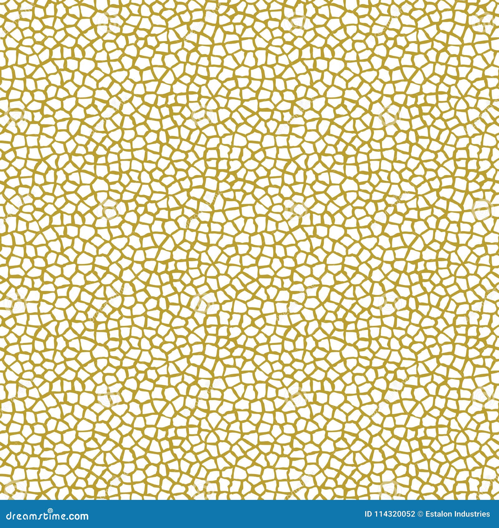 White on Gold Giraffe Print Seamless Repeat Pattern Background Stock