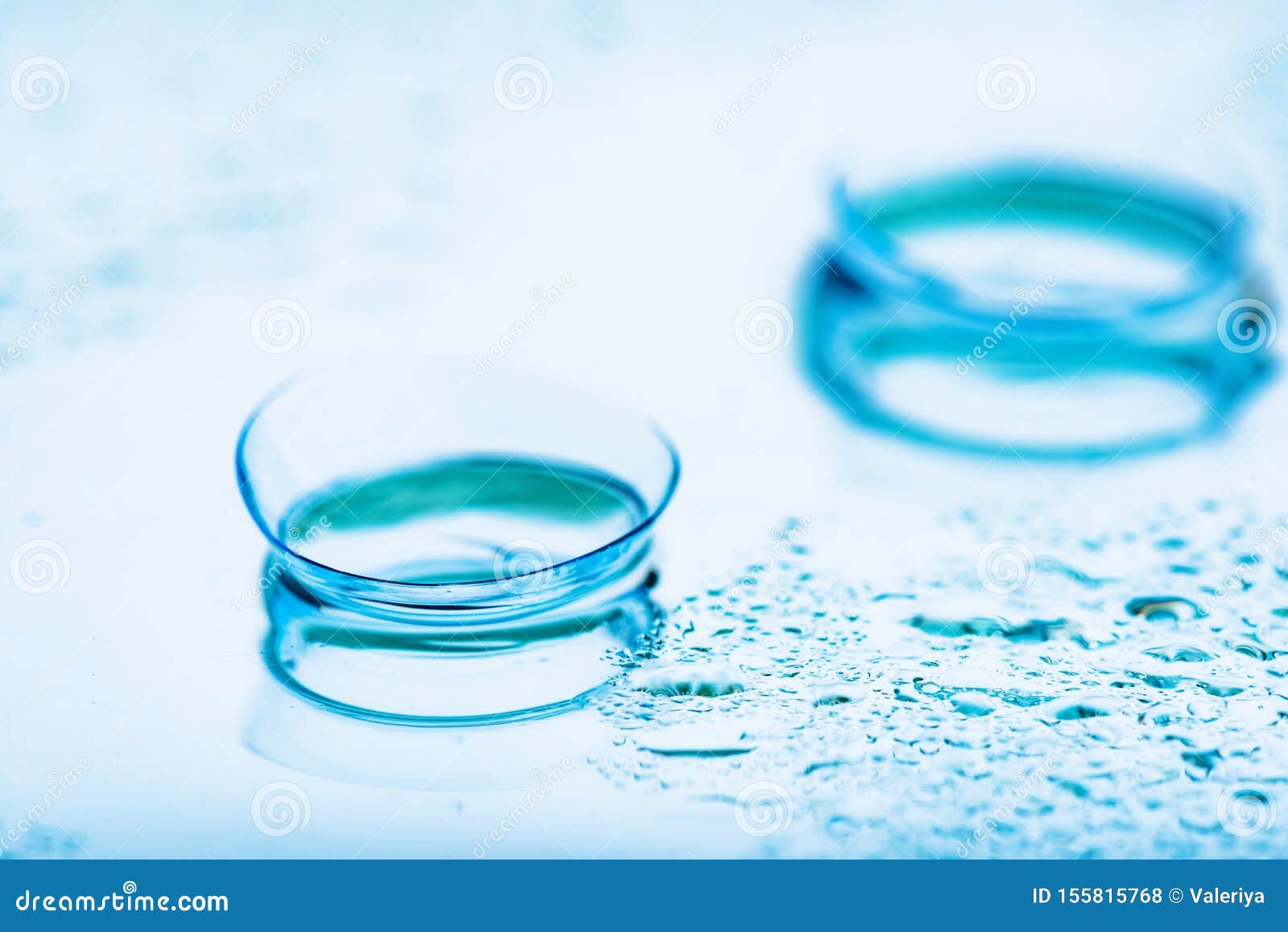 Two contact lenses stock photo. Image of eyesight, macro 155815768