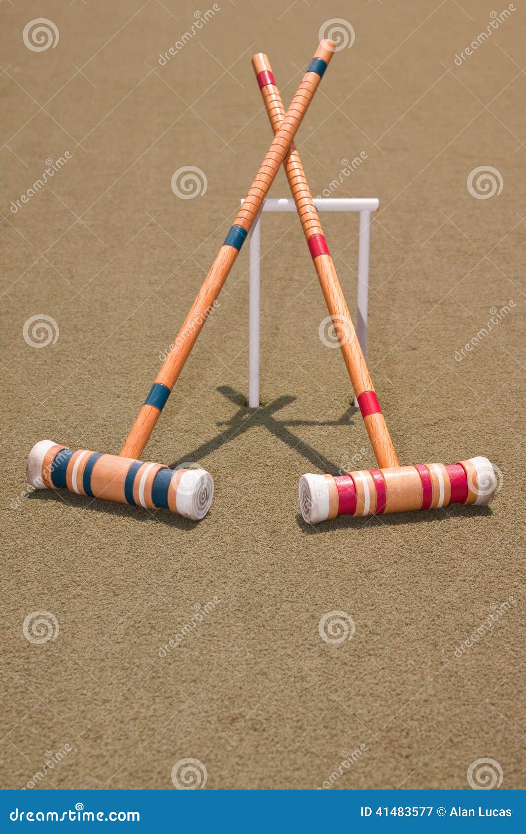 Two Croquet Mallets stock image. Image of traditional 41483577