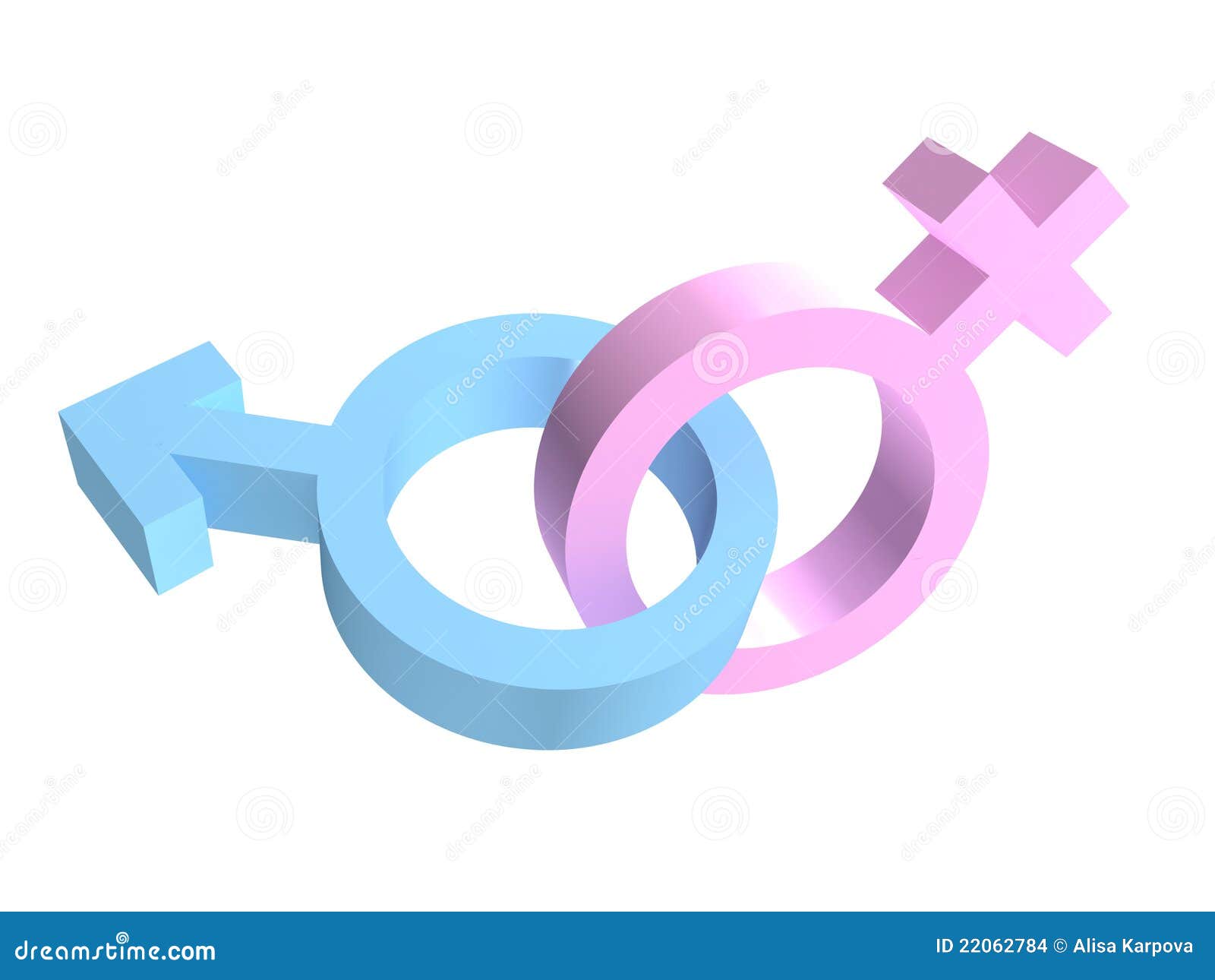 Two Crossed Gender Sex Signs Stock Illustration Illustration Of Arrow
