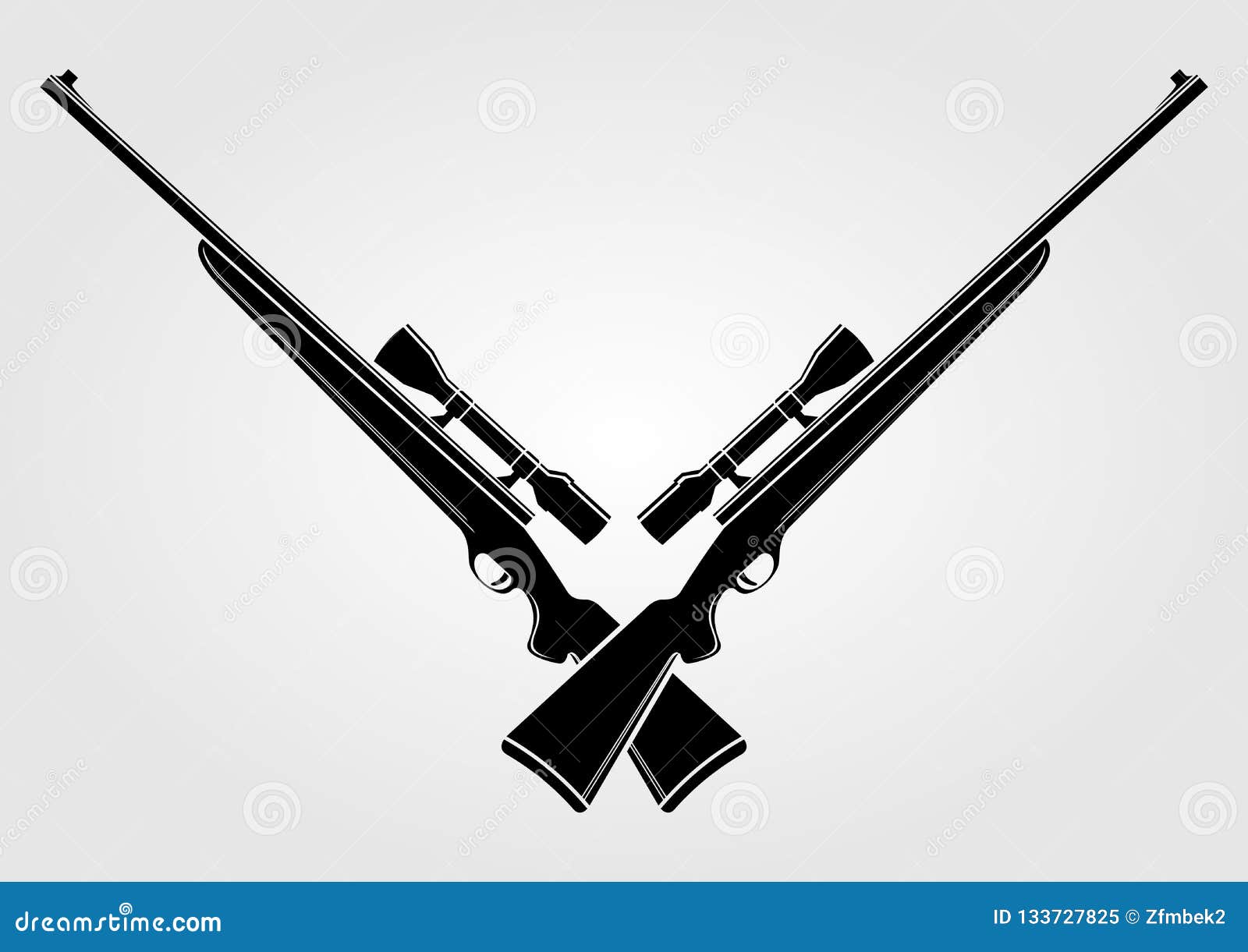 Crossed Rifles SVG